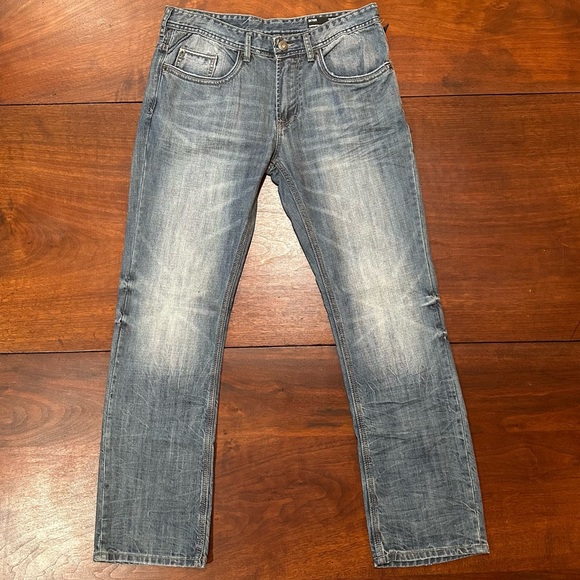 Men's Skyler Buffalo Blu Slim Straight Authentic Denim 32x32 - Picture 2 of 12